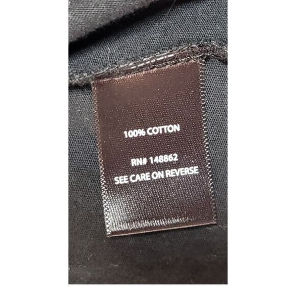 Torrid Short Sleeve Top Sz 00 M L Black White Empire Waist Babydoll V Neck Tie - Picture 9 of 9